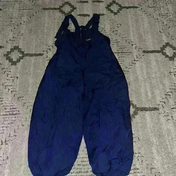 Osh Kosh Snow Bibs Kids Unisex Navy Blue One Piece Snowsuit Winter Snow - Picture 1 of 4